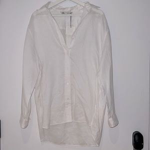ZARA linen oversized shirt